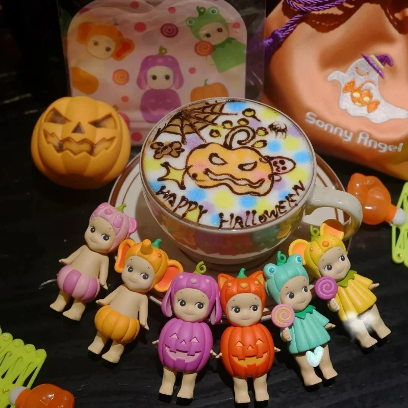 

В наличии Sonny Angel Pumpkin Patch Series слепая коробка модные игрушки мини-фигурки модель коллекция настольные украшения подарки на Хэллоуин