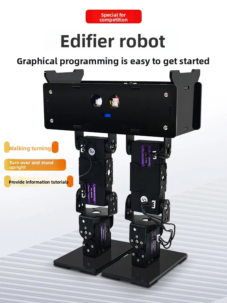 

Narrow Foot Robot 6-Degree of Freedom STM32 Programming Racing Walking Robot Engineering Robot Competition Kit