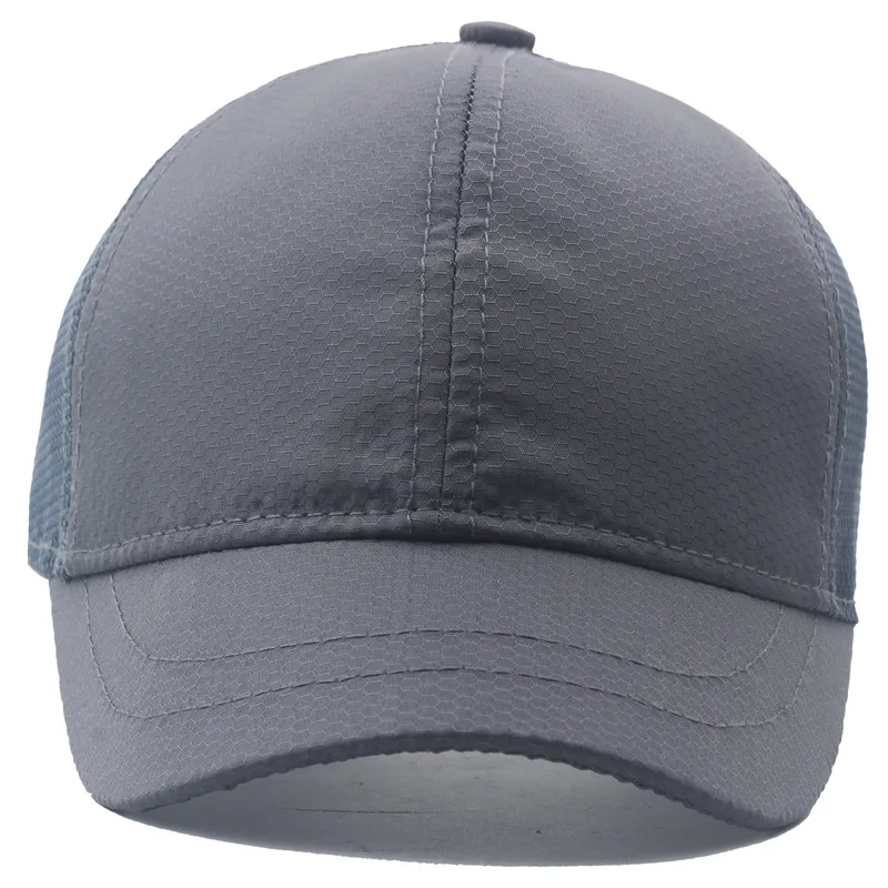 جديد قصير حافة التجفيف السريع قبعة بيسبول رقيقة تنفس الرجال قبعة الشمس شبكة كبيرة رئيس بطة اللسان قبعة قبعات الغولف الرجال 4m975