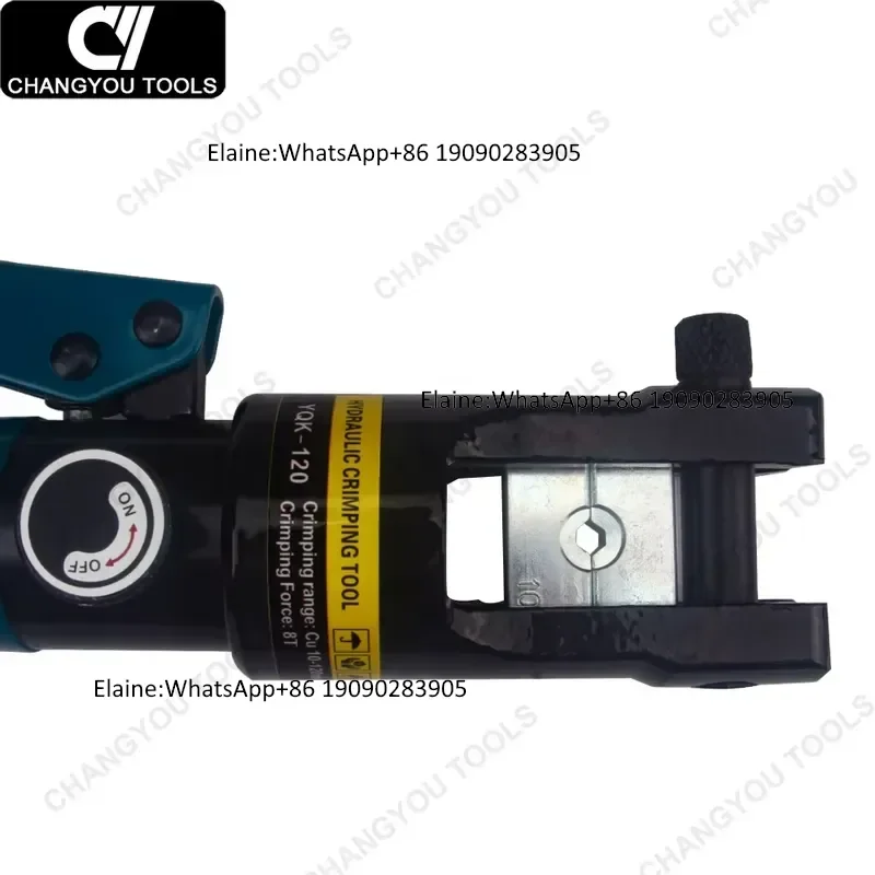 YQK-120 10-120 Mm2 Hexagonal Hydraulic Cable Lug Crimping Tool for Construction Applications view 5