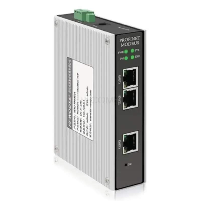 Profinet to Modbus TCP Gateway Ethernet Communication Protocol Converter for S7-200smart S7-1200 S7-1500 TIA WinCC