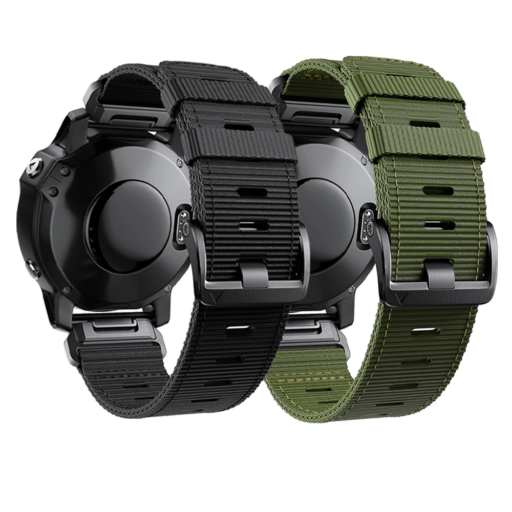 26mm 22mm Nylon Quick Fit Armband für Garmin Fenix 8pro 8X 7X 7 Pro Fenix 6X 6 5X 5Plus/Tactix 8/Epix Pro/Enduro 3 2/970 Schlaufenband
