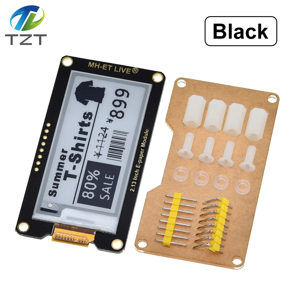 Modulo Epaper da 2,13 pollici da 2,13 pollici E-paper E-Ink Schermo di visualizzazione EInk Supporto SPI per Arduino UNO STM32 Raspberry PI ESP32