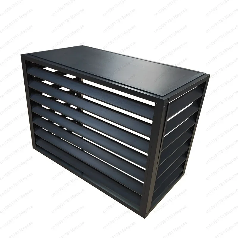 Outdoor Air Conditioner Cover - Aluminum Alloy Weather Shield for Wall Mounted Units