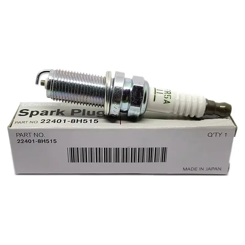 4PCS 22401-8H515 LFR5A-11 Spark Plug For Nissan Almera N16 X-Trail