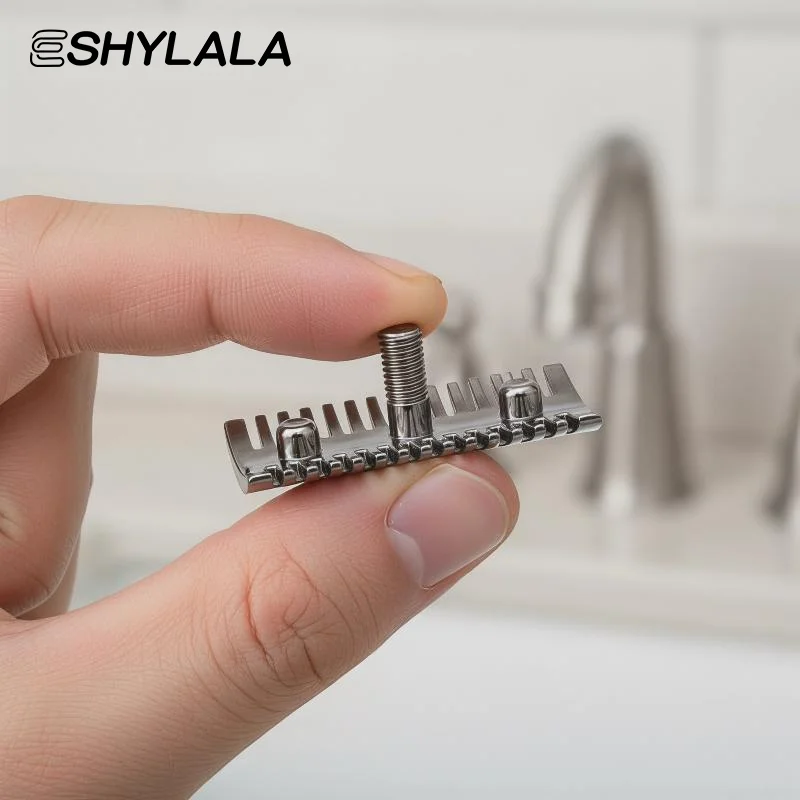 Razor Stainless Steel Top Aggressive Chrome Color Double-edged Mens Slant Safety Razor Head Replacement Accessory