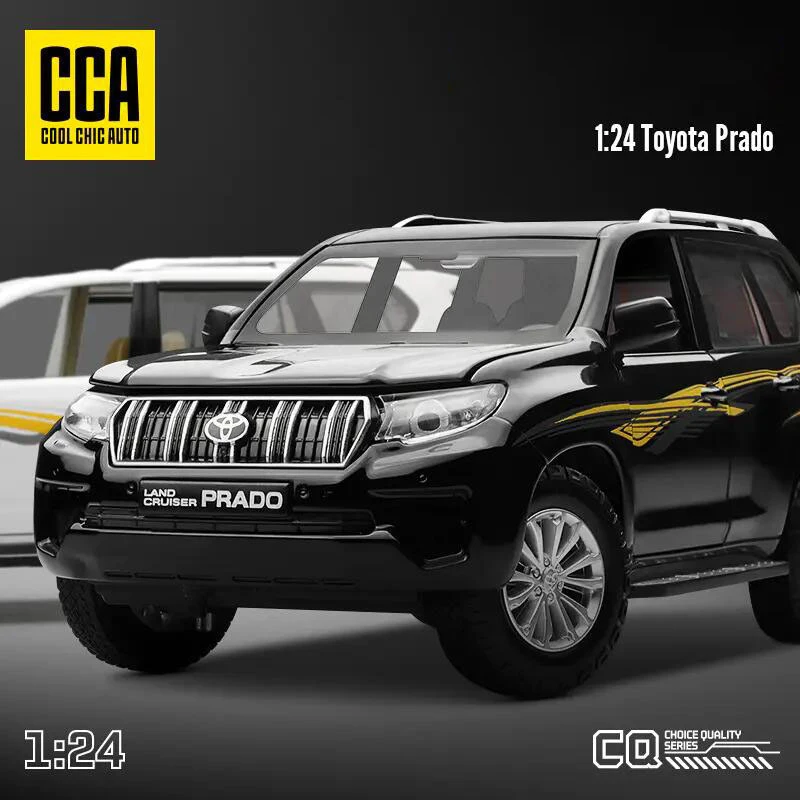 1:32 Toyota Land Cruiser Prado SUV 2024 alliage modèle de voiture jouet moulé sous pression métal coulée son et lumière voiture jouets pour enfants véhicule 26 1:32 Toyota Land Cruiser Prado SUV 2024 alliage modèle de voiture jouet moulé sous pression métal coulée son et lumière voiture jouets pour enfants véhicule 26
