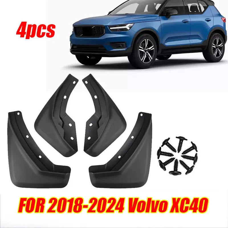 4Pcs / Set Front & Rear Splash Guards Mud Flaps Fender FOR 2018-2024 Volvo XC40