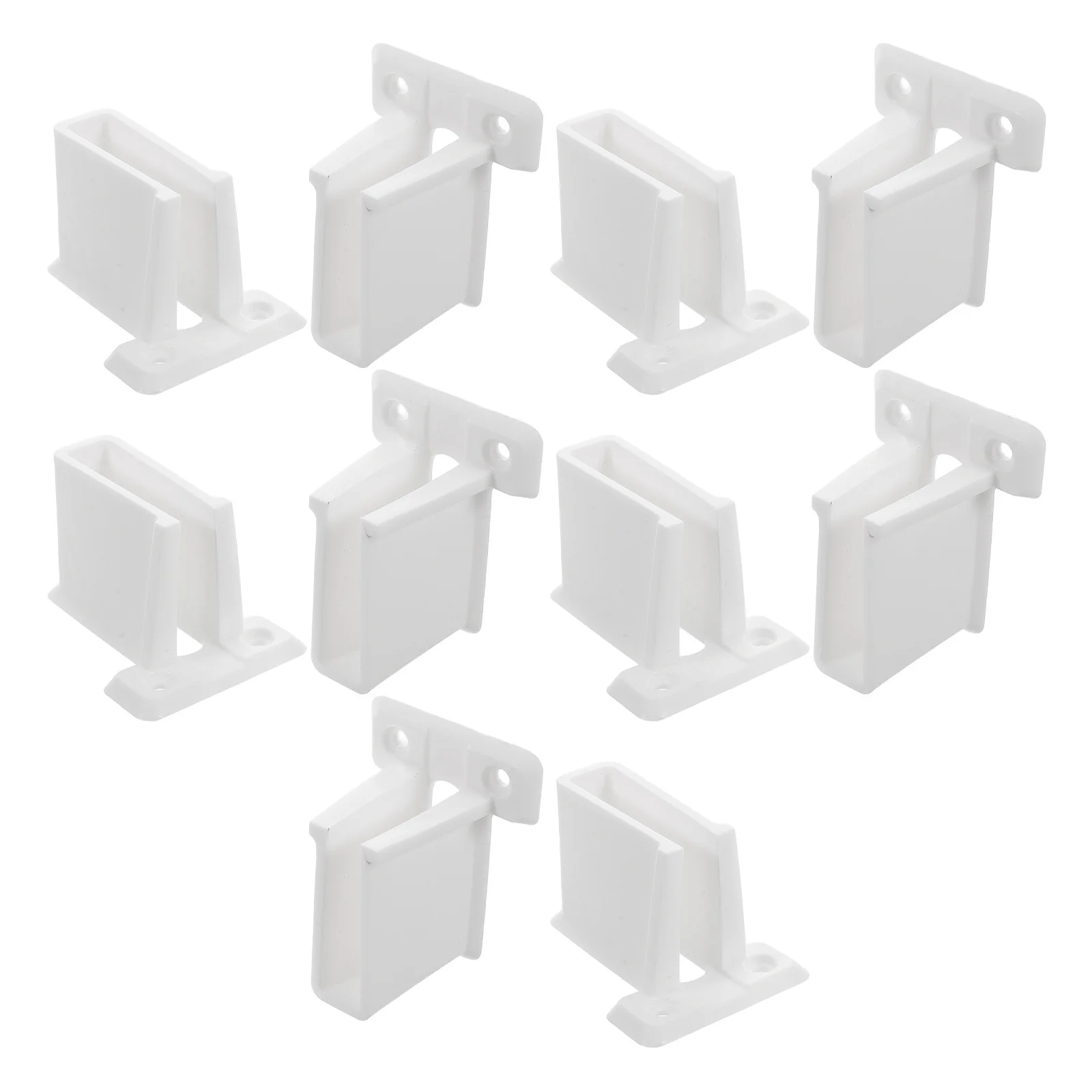 

10pcs Door Latch Bracket Abs Window Latch For Rv Exit, Adjustable Lock Mount Hardware Repair Kit, Rv Accessories