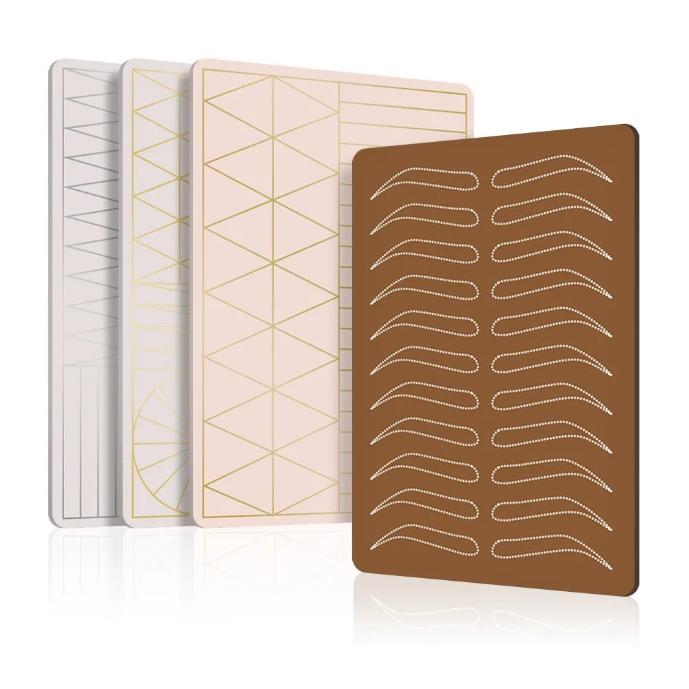 

1Pcs Double-Sided Thickened Silicone Practice Skin Eyebrow Lip Makeup Simulation Skin Silicone Eyeliner Practice Skin Durable