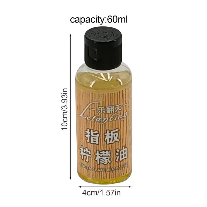 Guitar Cleaner Fretboard Oil For Guitar Care 60ML Musical Instrument Cleaner Guitar Oil Fingerboard Cleaning Oil For Instrument