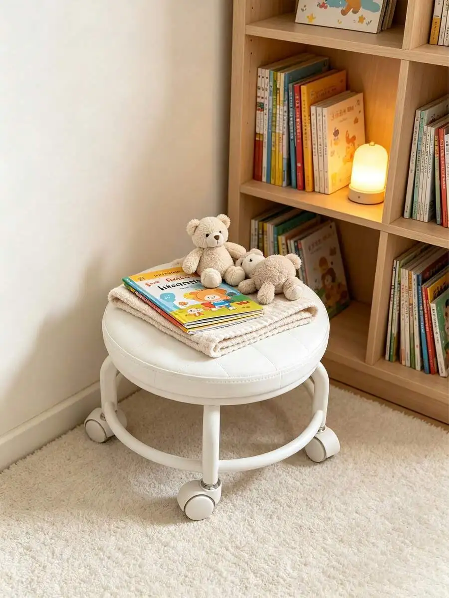 1pc Lightweight Portable Small Universal Wheel Shoe Bench, High Load-Bearing Wear-Resistant Base, Smooth Sliding Without Jamming