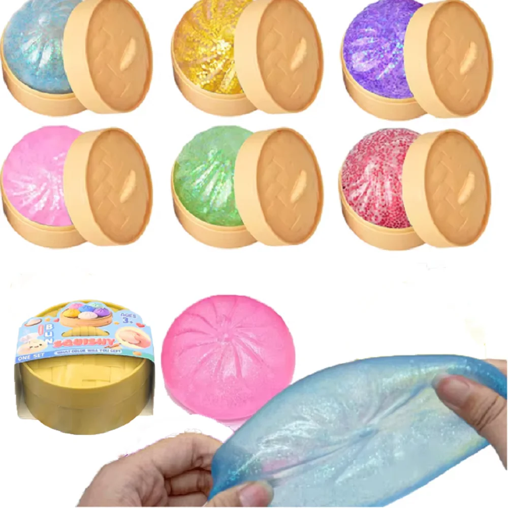 new-dumpling-squishy-toy-with-steamer-box-stress-reducing-rebound-toy-stress-relief-sensory-ball-blind-box-toy-for-kid-adul