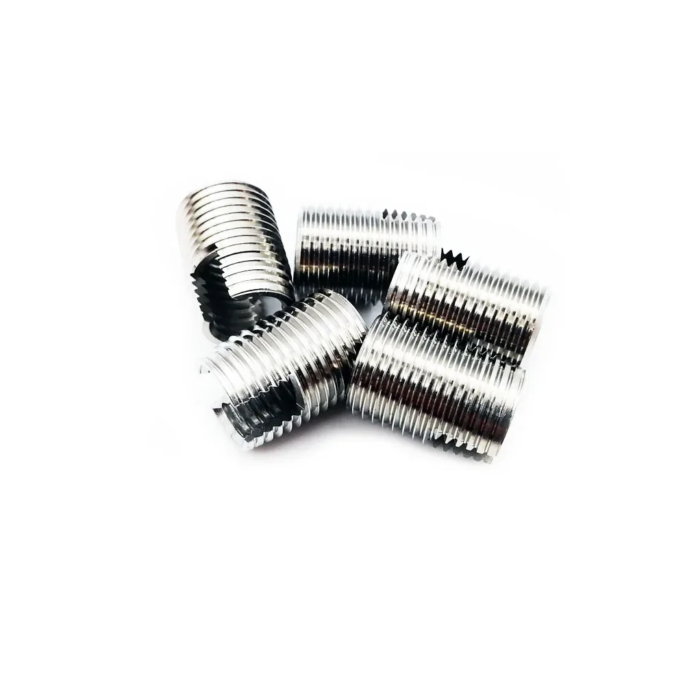 Self-Tapping Inserts M2 M2.5 M3 M4 M5 M6 M8 M10 M12 threaded insert Metal thread repair kit Stainless Steel helicoil rosca