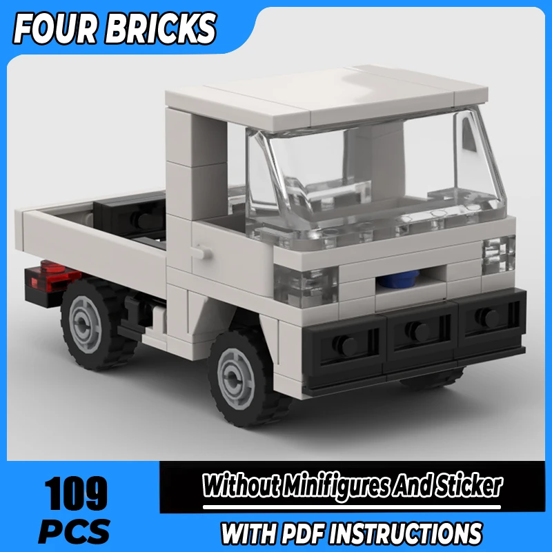 

Строительные блоки Moc 1995, Sambar Kei-Truck, технология, модульные кирпичи, модель, подарки, рождественские игрушки, наборы «сделай сам», сборка