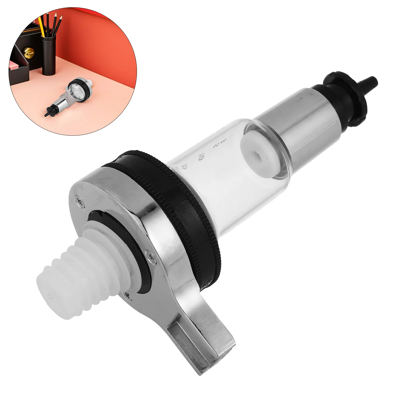 Pompa di ricarica per profumo Dispenser di liquido in vetro Scala precisa Punta fine a prova di perdite per strumento di riempimento di bottiglie da viaggio per olio essenziale