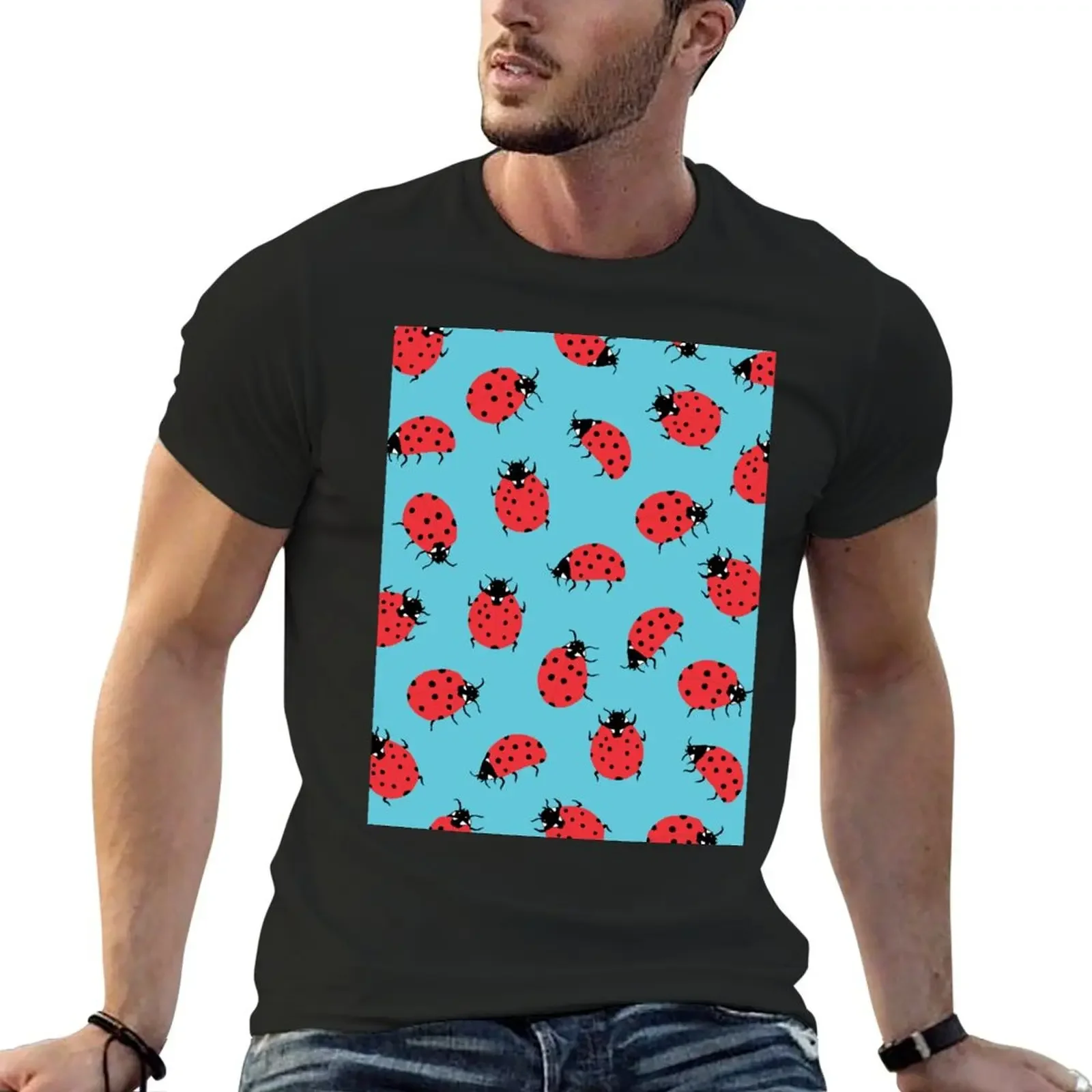 Ladybugs T-Shirt anime t shirts new edition heavy weight t shirts for men