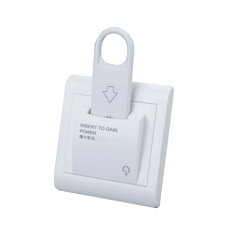 Hotel Energy Saving Switch 86 Type Magnetic Card Plug-In Switch 40A Three Line Without Delay Plug - In Power Switch Power Socket