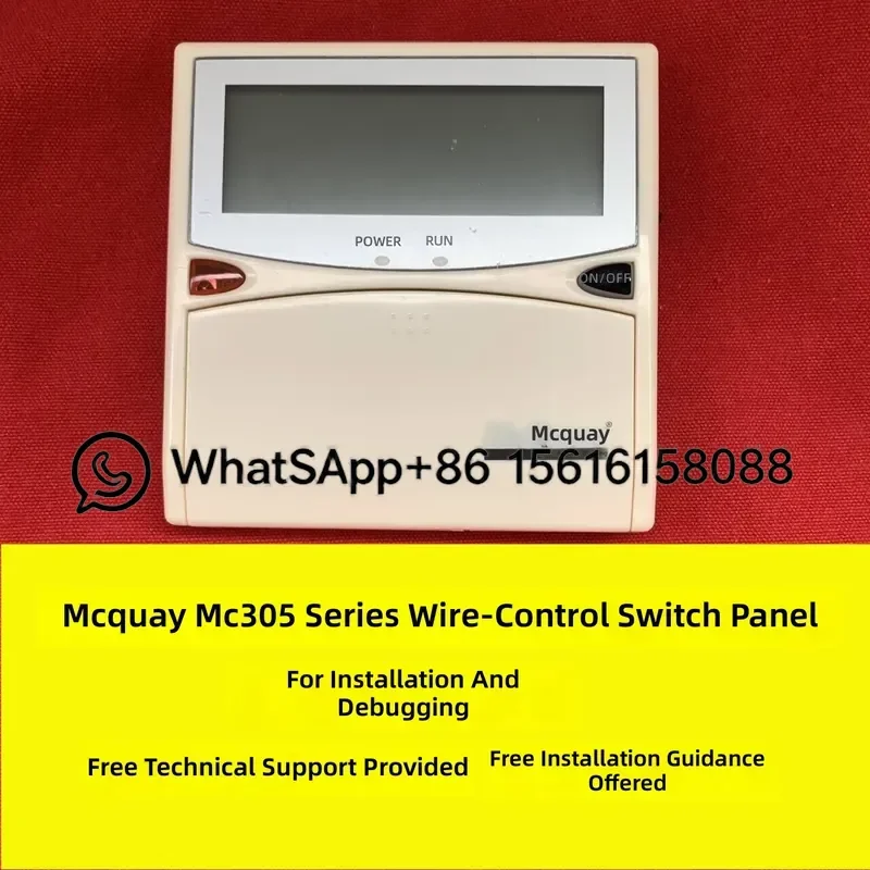 McQuay AC Operation Panel MC305-B V2.4 SLM015V1.00 Control Board Display Interface Replacement Part for Air Conditioner