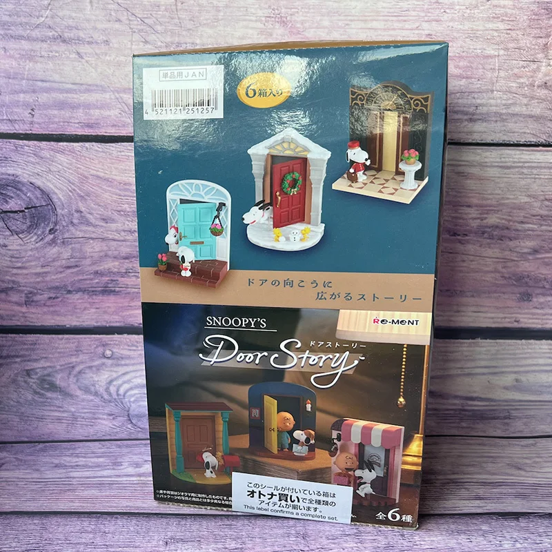 Asli Ulang Kisah Gerbang Snoopy Adegan Miniatur Kotak Buta Model Versi Q Mainan Koleksi Hadiah Liburan Super Lucu