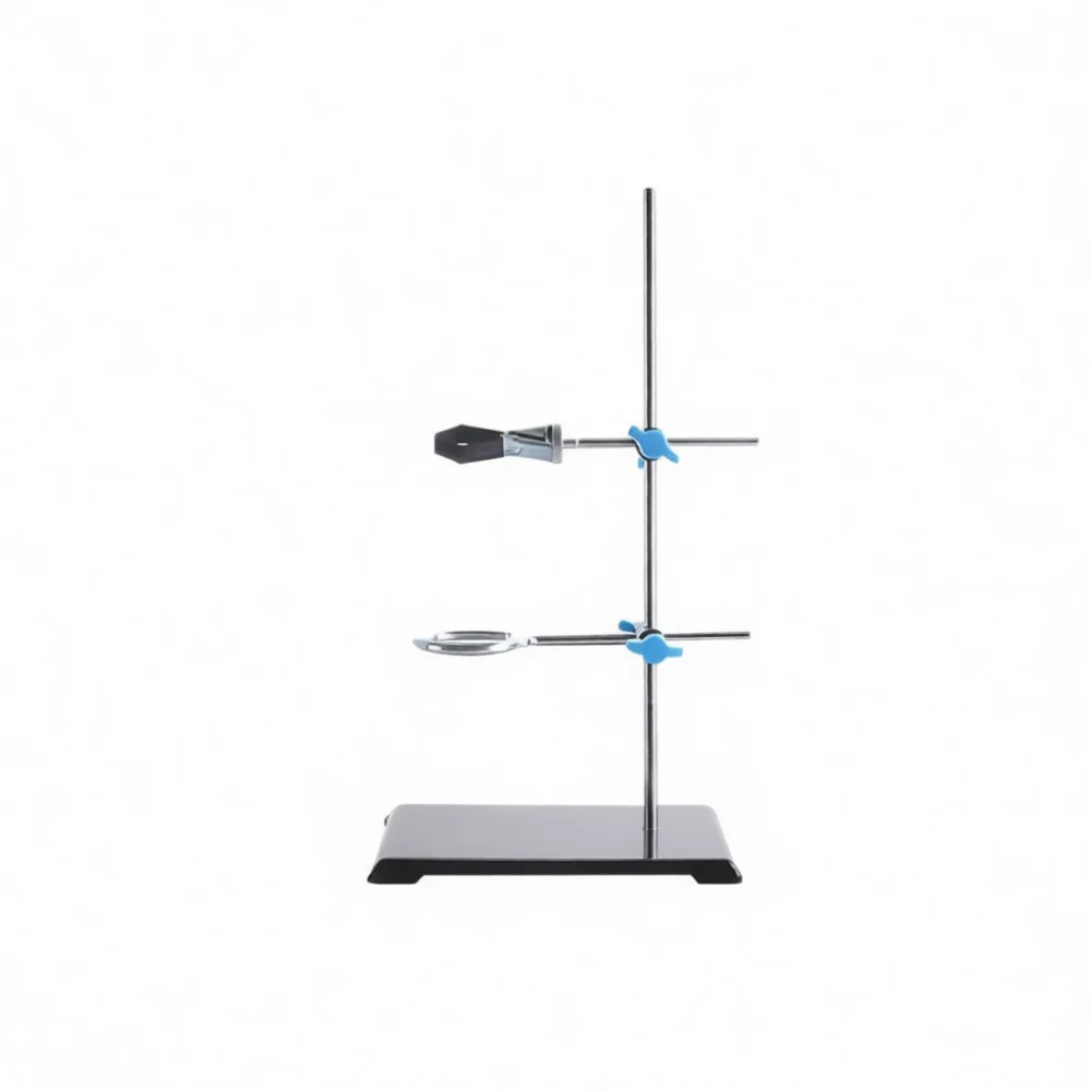 Chemistry Lab Stand Iron Base Support Holder Titration Equipment Professional School Research Apparatus Stable Durable Fixation
