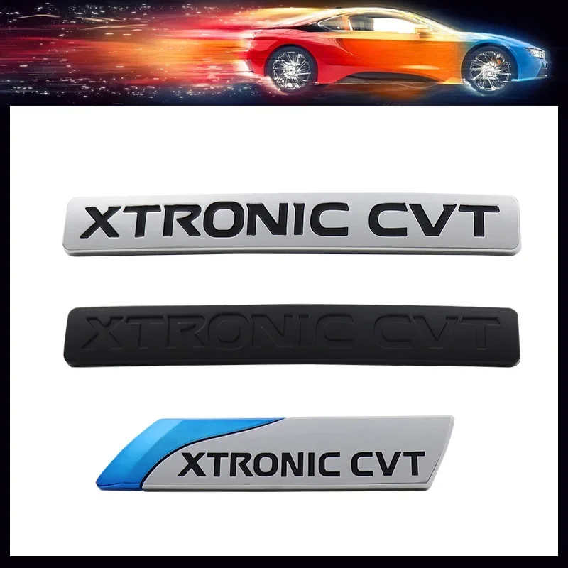 3D Car Styling XTRONIC CVT car Hood Fender trunk Rear Decal Emblem Badge Sticker for Japanese Japan SUV Off Road Car