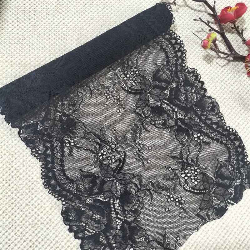 E3043 16-2 22.5cm colourful lace trim for underwear, Pressed Lace Clothes Sskirt Underwear Sewing Accessories