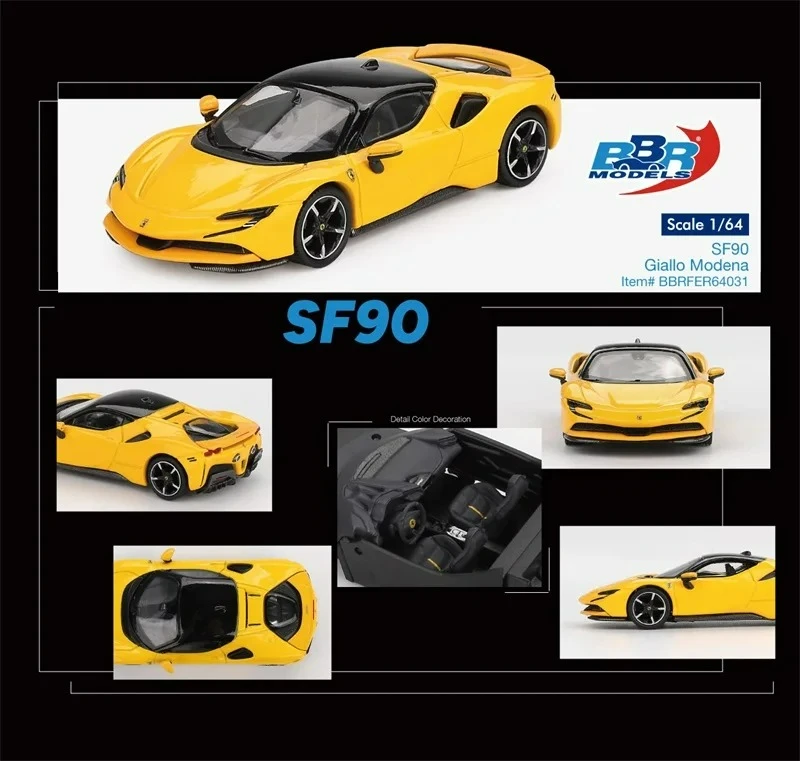 

BBR 1:64 296 GTB / SF90 Diecast Model Car