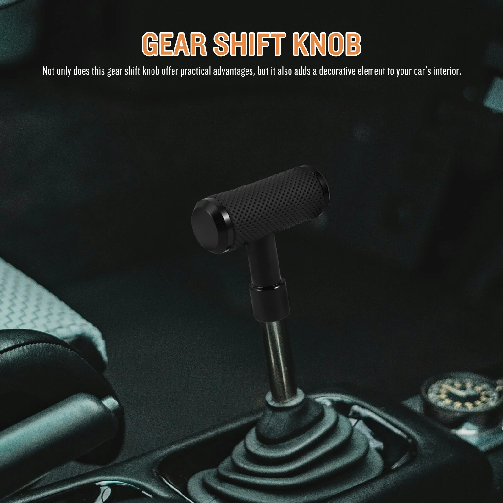 

Car Gear Shift Knob Manual Transmission Shifter Handle Durable Metal Design Universal Fit For Automatic Cars Car
