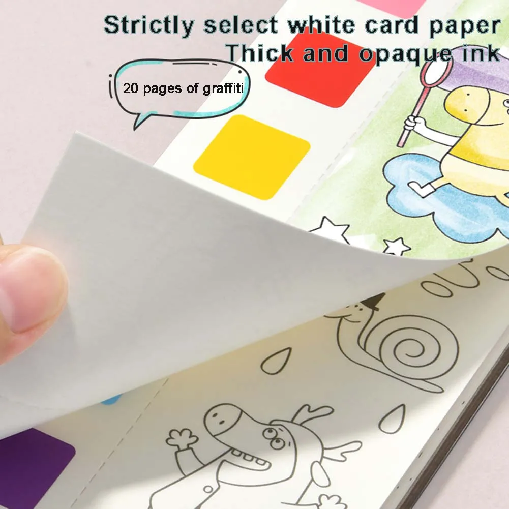 Pocket Aquarel Schilderij Boeken Voor Kinderen Aquarel Boeken Met Verf En Penseel