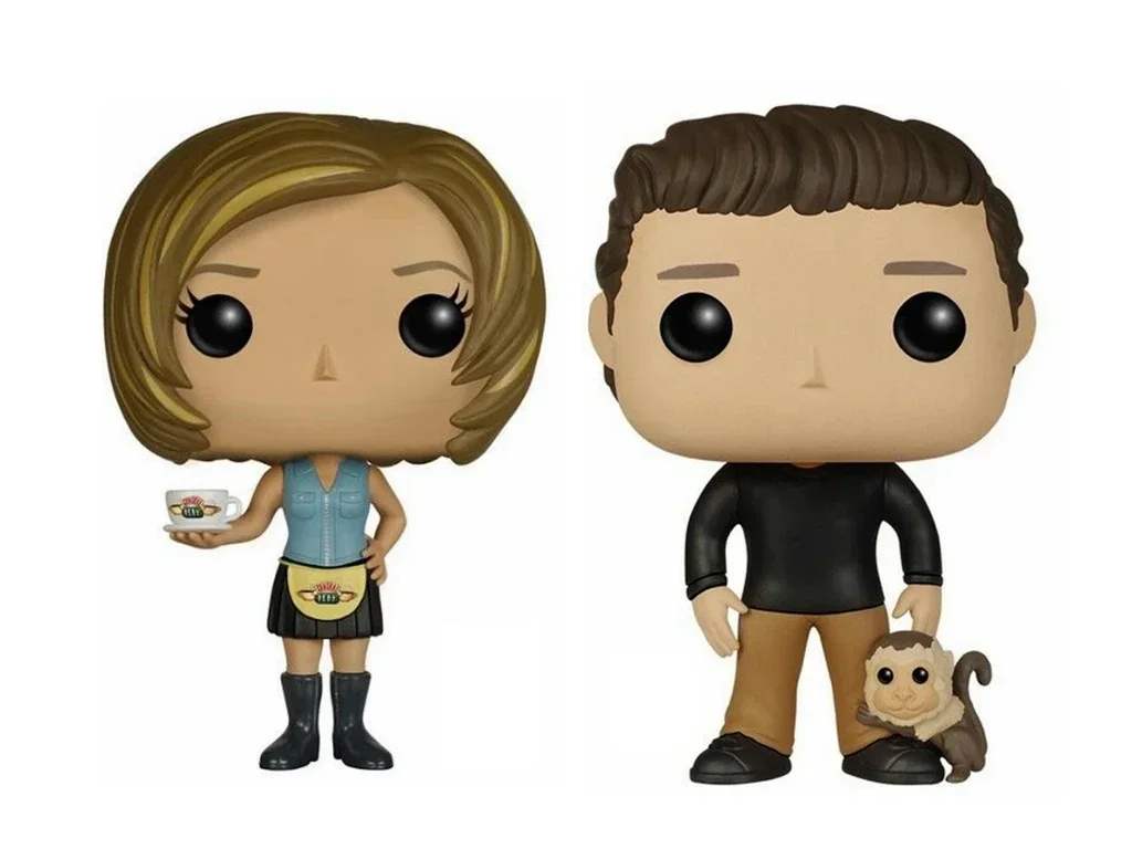 FUNKO POP  Friends RACHEL GREEN #261 ROSS GELLER #262 Limited Edition Vinyl Dolls Figure Model Toys For Children Gift