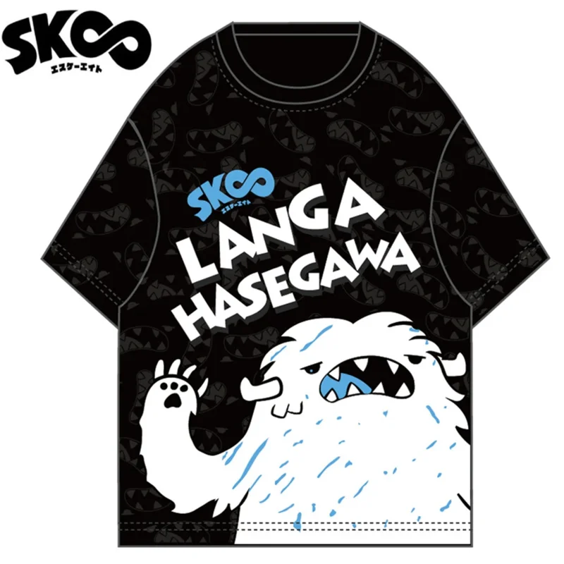 

Аниме SK8 the Infinity Langa Hasegawa Косплей короткий рукав Повседневная летняя полноцветная летняя рубашка унисекс футболка