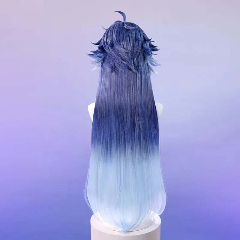 Peluca de Cosplay CyGenshin Impact Flins, peluca de Cosplay de Kyryll Chudomirovich Flins, pelo largo para fiesta de Todos los Santos, juego para adultos, mujeres y hombres Pro