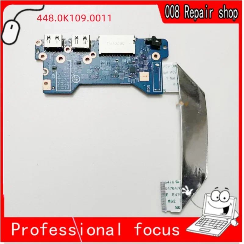 For Lenovo New USB Card Reader Power Button Board IDEAPAD Flex 5 14IIL05 14ITL05 14ARE05 15IIL05 81X 1 LC55-15C 448. 0K109.0011