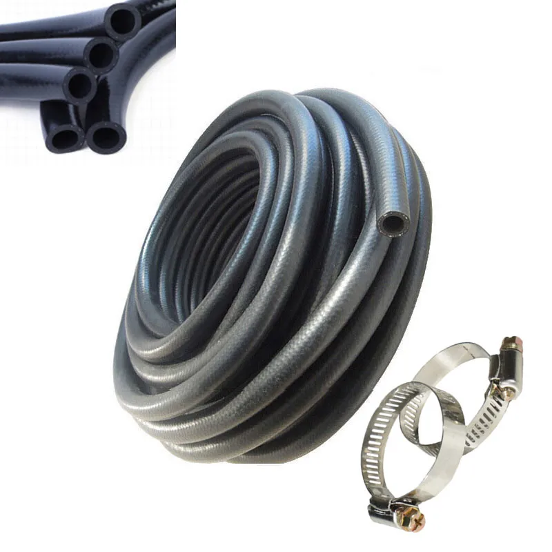 1 متر الأسود ID 3 مللي متر ~ 32 مللي متر NBR السلس النتريل المطاط خرطوم للسيارات والدراجات النارية آلات خرطوم خراطيم الوقود المرنة #3