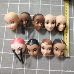 Special Offer New Brand Original heads for Handicraft Material Original Doll Head Fittings Hairless diy princess dongcheng