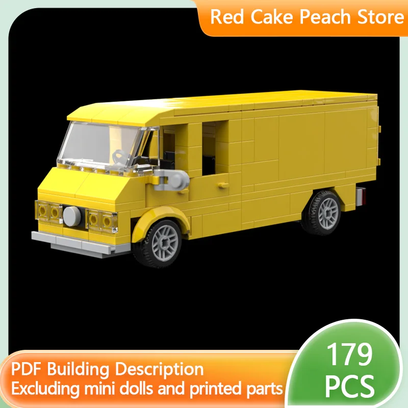 

Модель городской автомобиль MOC, строительные кирпичи, транспортер, двойная кабина, полная коробка, модульная технология, детские праздничные подарки, сборка игрушек, костюм