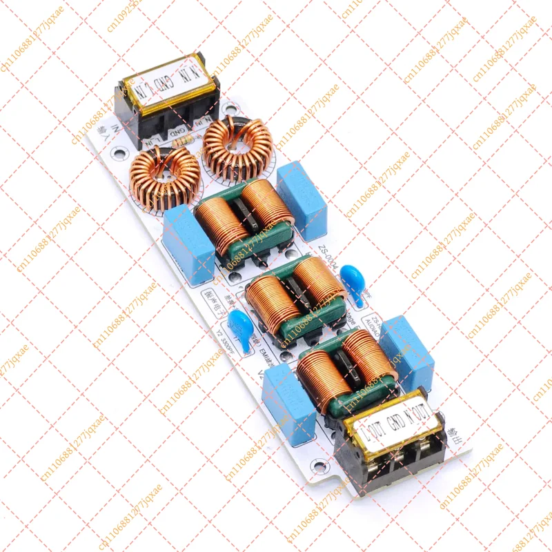 6A/10A AC 110V/220V EMI Filter, Common Mode Power EMC Suppressor for Audio Amplifier & Inverter