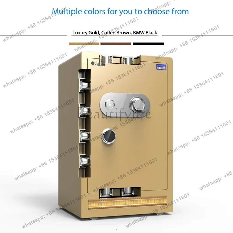 LJY 60cm 70cm 80cm All-steel Large Anti-theft Mechanical Safe Modernfurniture Mechanical Lock Safe Old-fashioned Household Safe