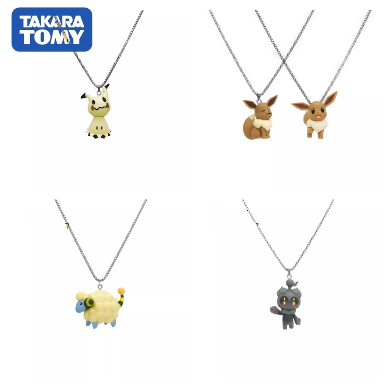 Sale TAKARATOMY Jigglypuff Fashion Trend Clavicle Chain Mareep Totodile Cubone Popplio Kawaii Shirt Necklace Pendant Girls Gifts