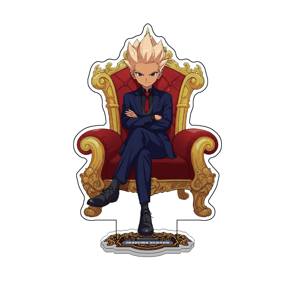 Anime Inazuma Eleven Gouenji Shuuya Kidou Yuuto 15CM Acrylic Stand Keychain Cosplay Character Model Desk Decor Collect Gifts