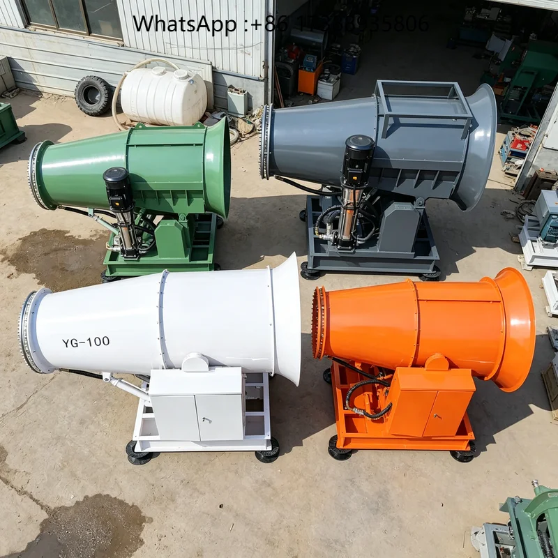 Mushroom Greenhouse Humidification Fog Cannon Sprayer Micro Mist Equipment for Constant Humidity Cultivation Environment Control