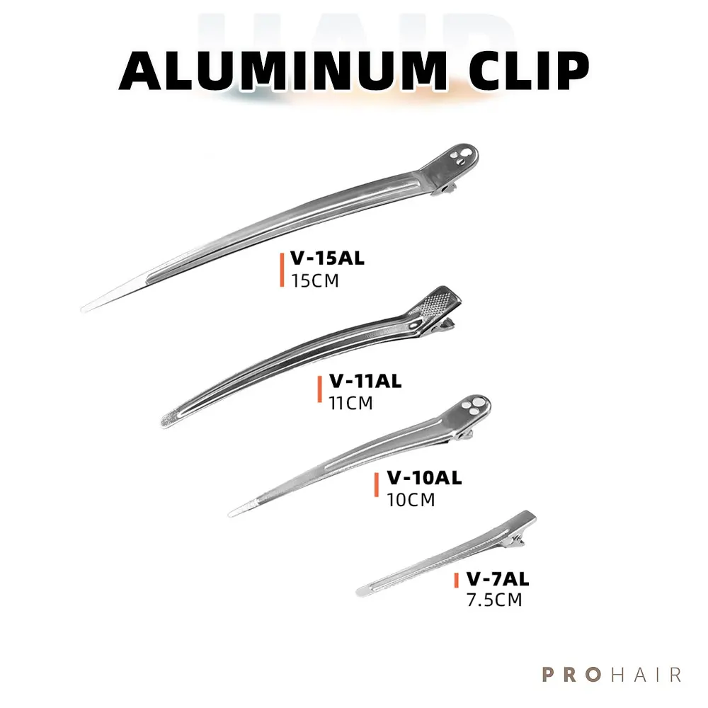 

Professional Aluminum Hair Clips (30 pcs/ Pack, 4 Sizes) + Save More with Mannequin Head Deal