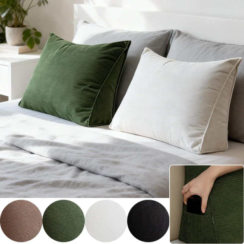 

Waist and Neck Protection Headboard Cushion Triangular Backrest Cushion Sofa Bed Waist Cushion That Can Be Disassembled Washed