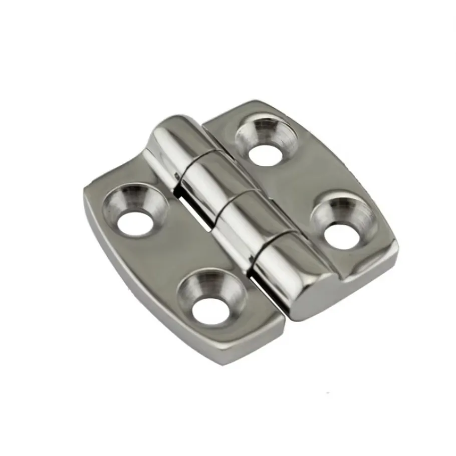 Boat Door Hinge Stainless Steel Marine Window Deck Connector Drawer 4 Mounting Holes Cabinet Hinge RV Yacht Hardware 38 x 38mm