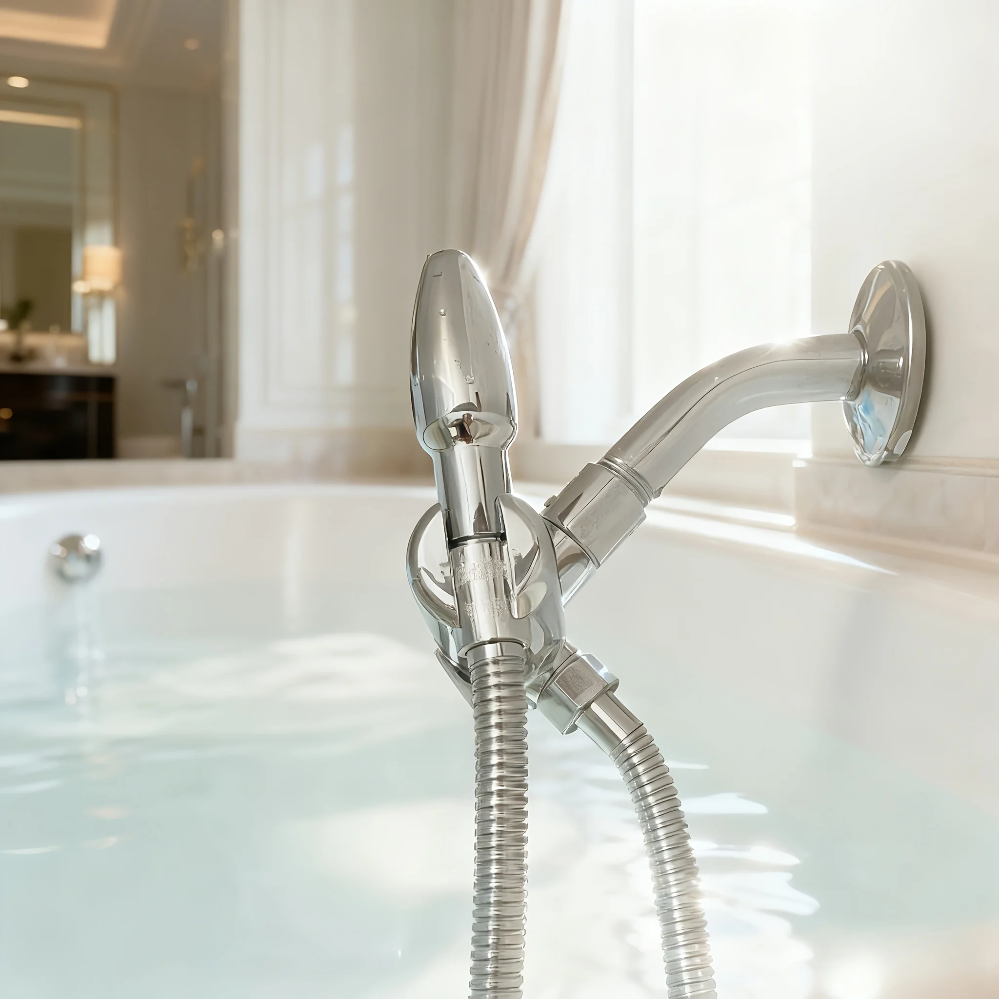 

Bullet head showerhead, high-pressure jet cleaning, comprehensive shower body sensation, handheld showerhead