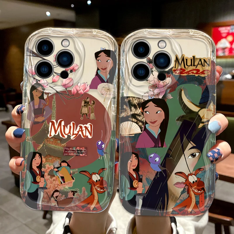 Heroine Hua Mulan For Apple iPhone 15 14 13 12 11 XS XR X Pro Max Plus Wave Oil Funda Cover Phone Case