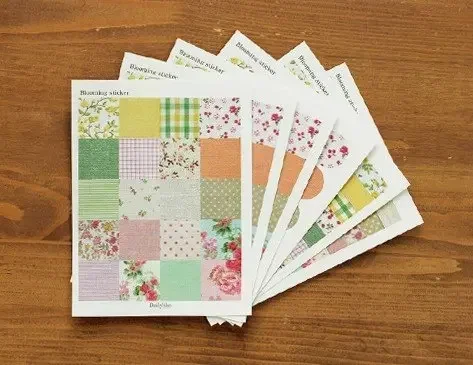 6pcs 1pack lot NEW pack flowers Blooming Sticker cute DIY Note sticker Decoration label Multifunction Sign post 116*153mm