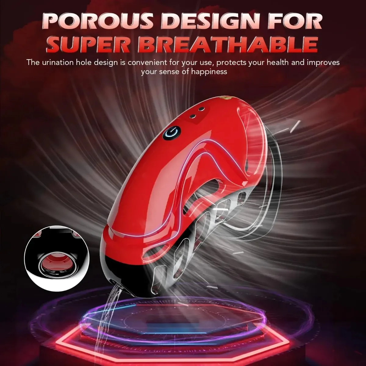 Wibrator na penisa, klatka na penisa, zabawki erotyczne dla dorosłych, bondage penisa, BDSM z 5 pierścieniami na penisa dla mężczyzn, gry dla dorosłych