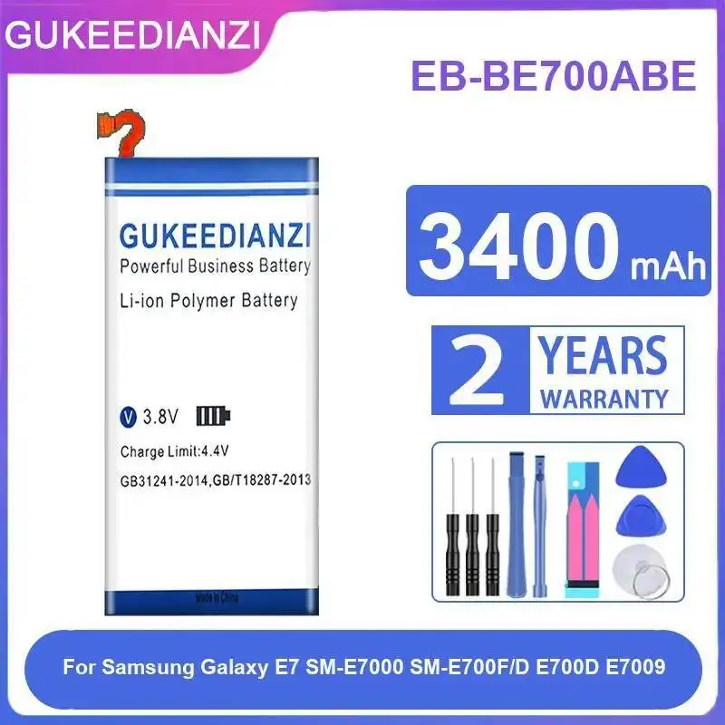 

Mobile Phone Battery EB-BE700ABE 3400Mah For Samsung Galaxy E7 SM-E7000 SM-E700F D E700D E7009